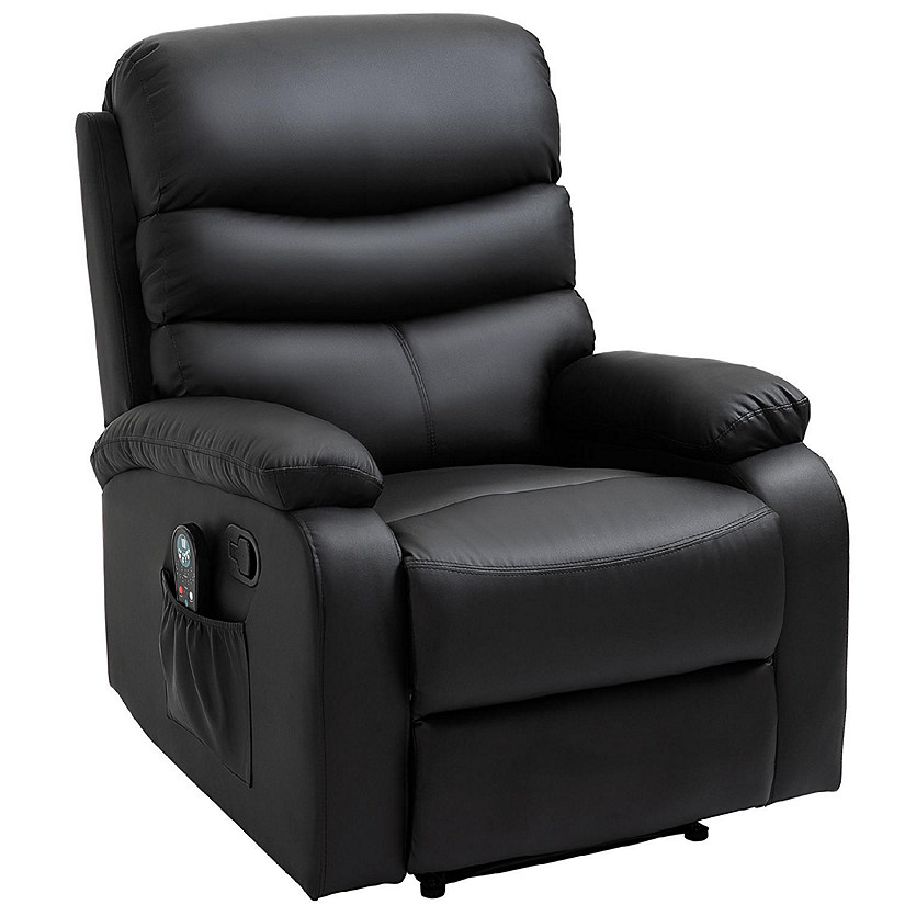 Homcom Manual Massage Recliner Chair Padding Single Sofa With Heat And Remote Control 8