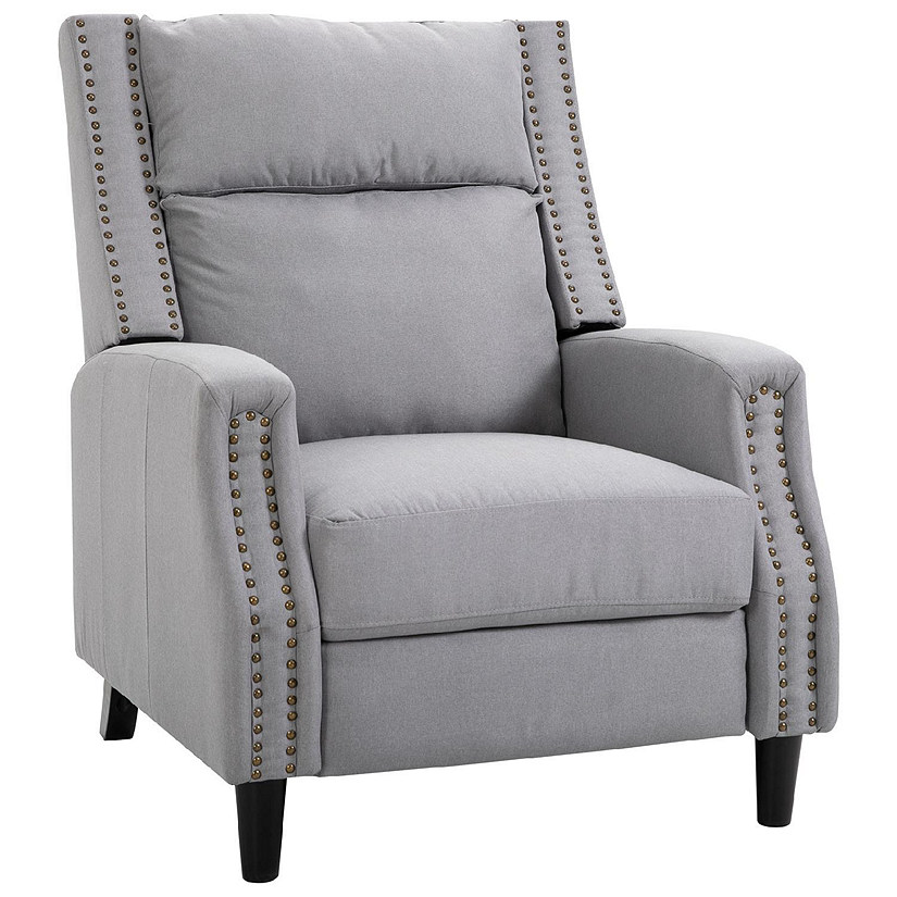 Reclining Manual Sofa Chair with 135 Degree Pushback and
