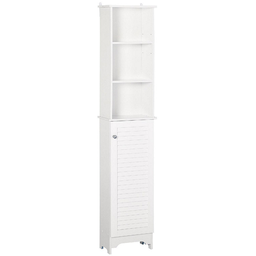 Tall Bathroom Storage Linen Tower with 3