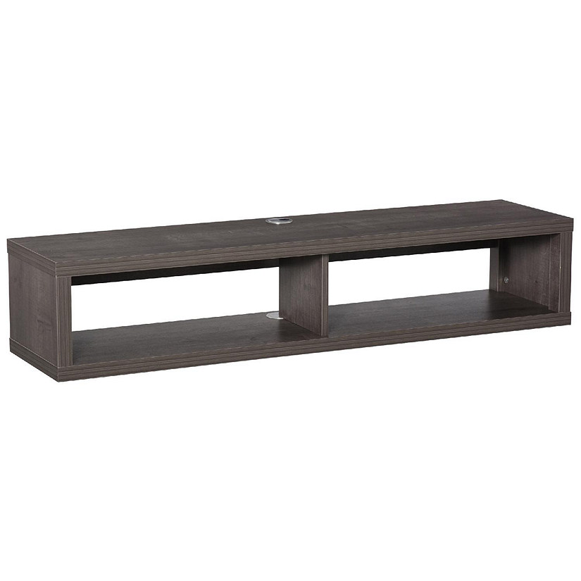 Wall Mounted Media Console Floating Storage Shelf for Living