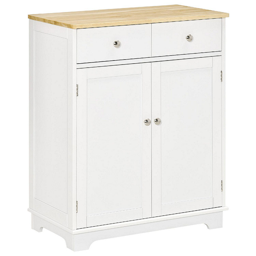 White Kitchen Floor Cupboard