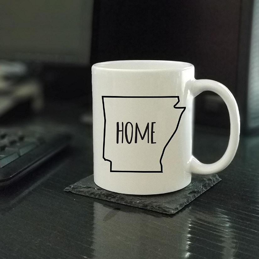 Home Arkansas Text Ceramic Mug Image