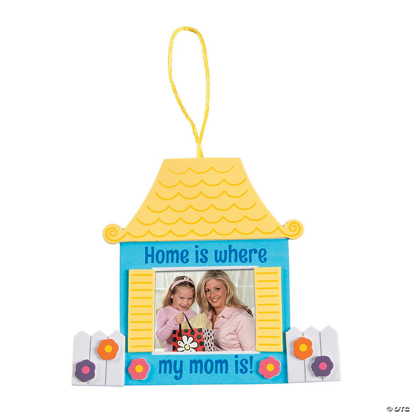 Home Is Where My Mom Is Picture Frame Craft Kit - Makes 12 Image