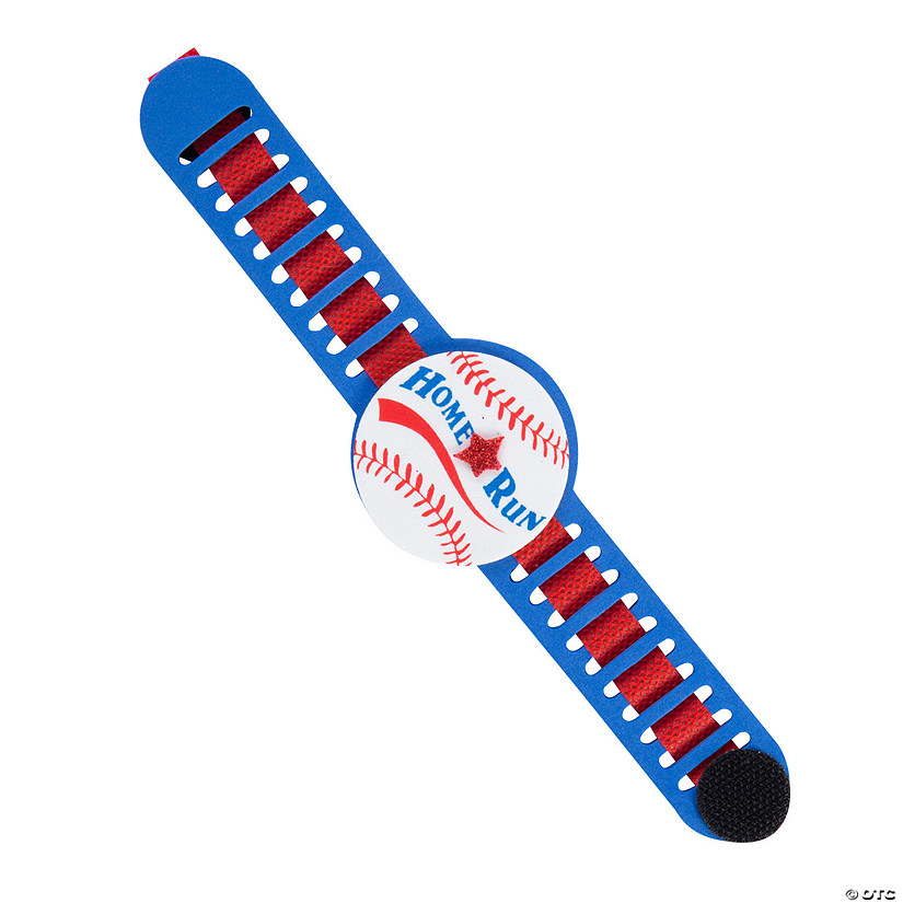 Home Run Baseball Bracelet Craft Kit - Makes 12 Image