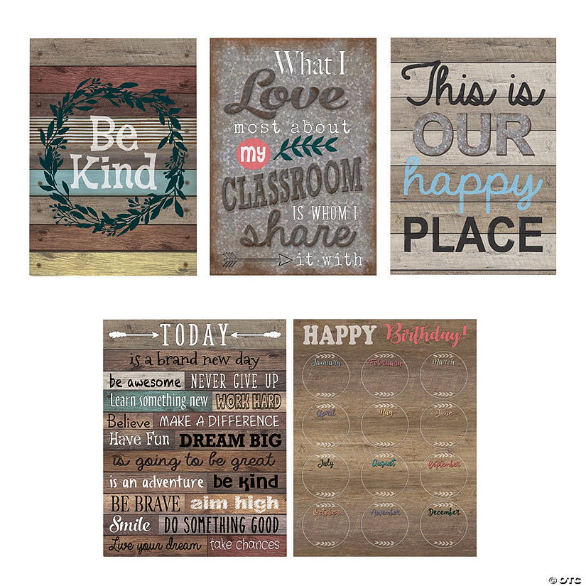 Home Sweet Classroom Posters - 5 Pc. Image