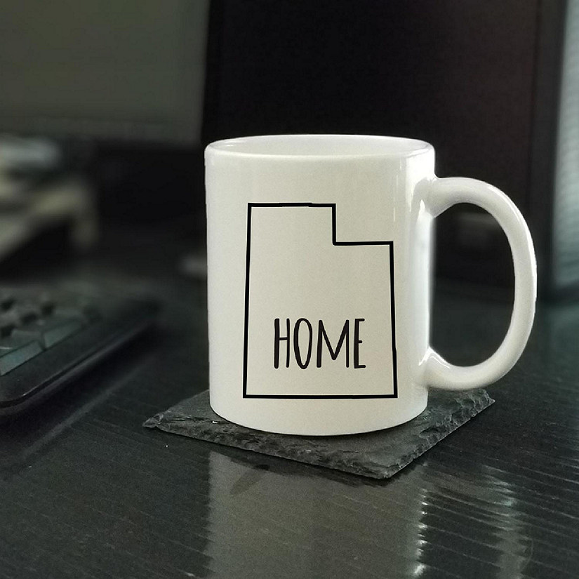 Home Utah Text Ceramic Mug Image