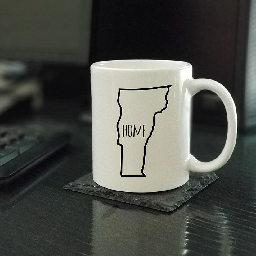 Home Vermont Text Ceramic Mug Image