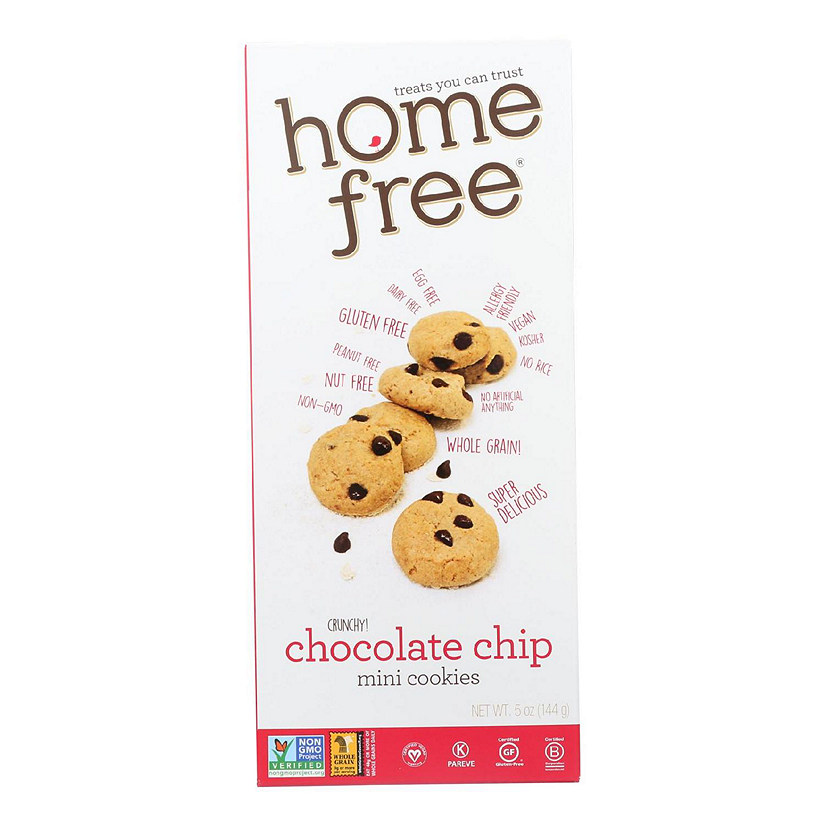 Homefree Gluten Free Mini Cookies Chocolate Chip 5 oz Pack of 6 Image