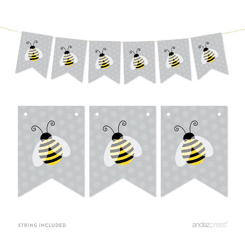 Honey Bee Banner - 4 x 5.5 Inch Image