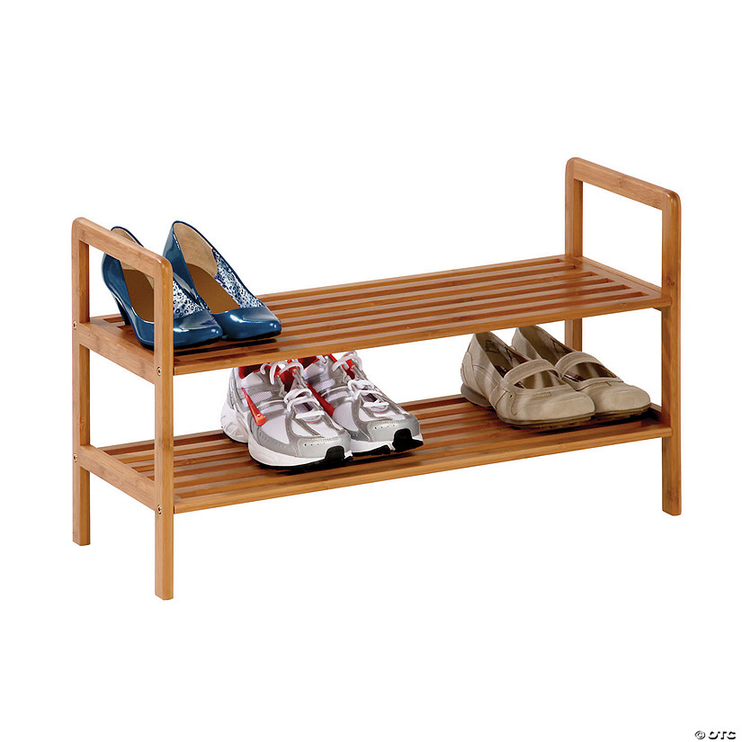 HoneyCanDo 2Tier Bamboo Shoe Rack Oriental Trading