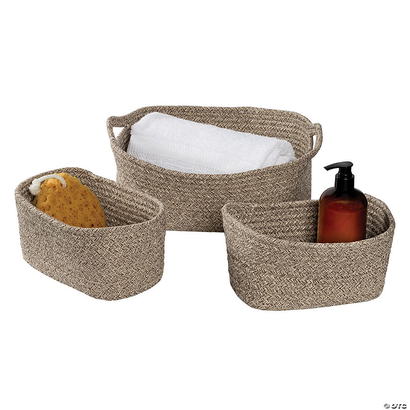 Honey Can Do 3Piece Nested Texture Baskets Image
