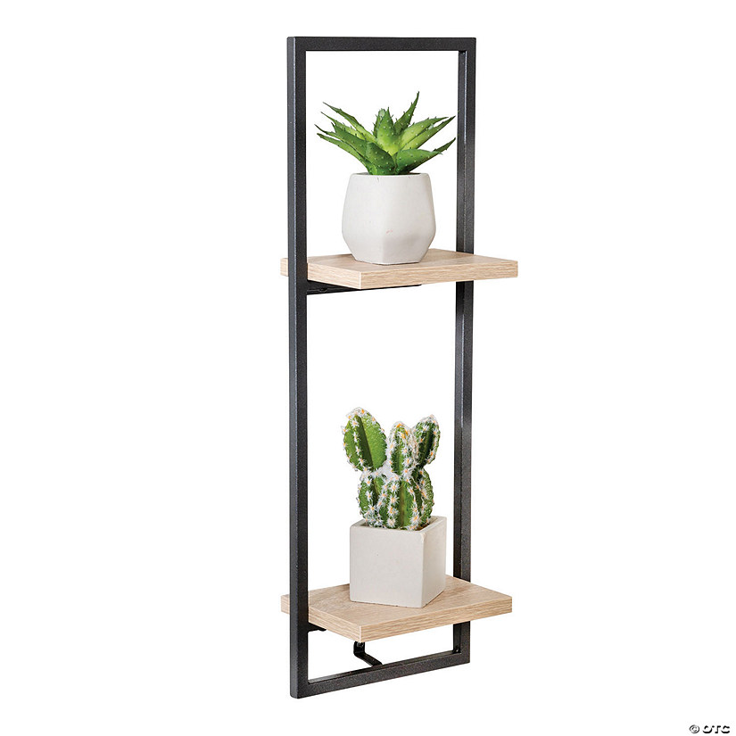 HoneyCanDo Double Floating Wall Shelf Oriental Trading