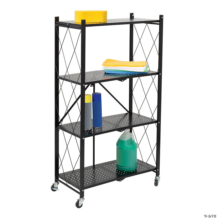 HoneyCanDo Foldable 4Tier Shelving Rack Oriental Trading