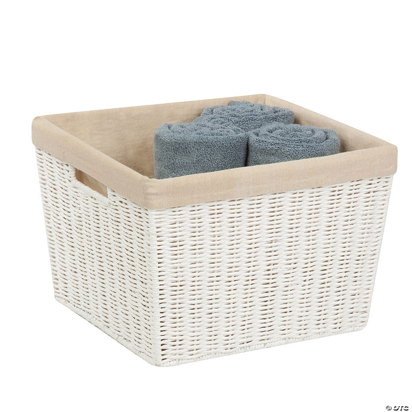 Honey Can Do Parchment Cord Basket with Liner Image