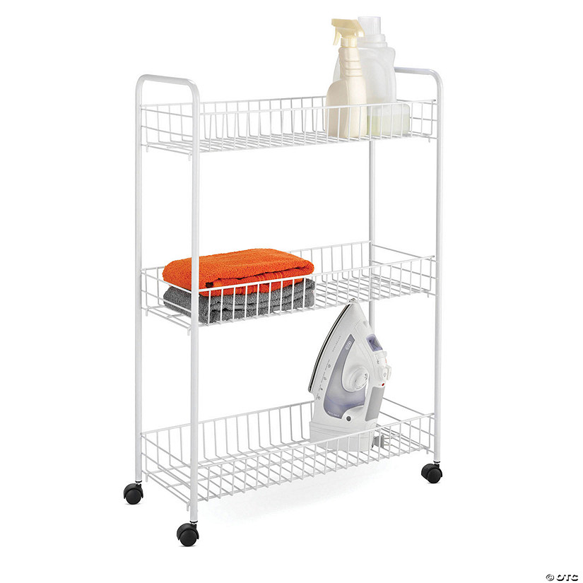 Honey Can Do Rolling Household Cart - 3-Tiers Image