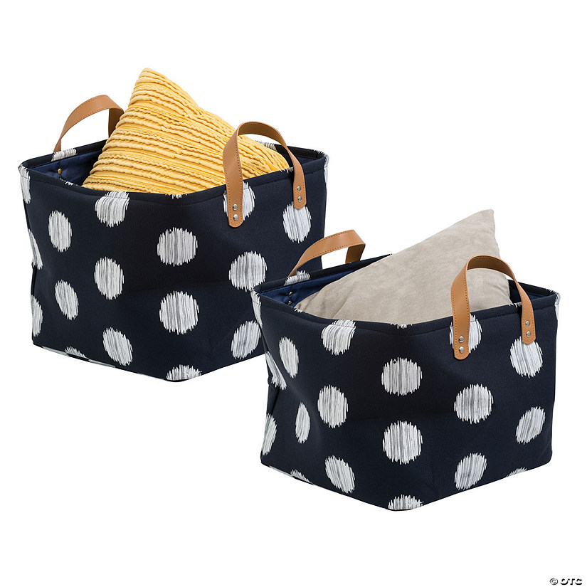 Honey Can Do Set of 2 Canvas Scribble Totes Image