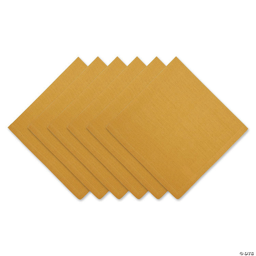 Honey Gold Solid Napkin (Set Of 6) Image