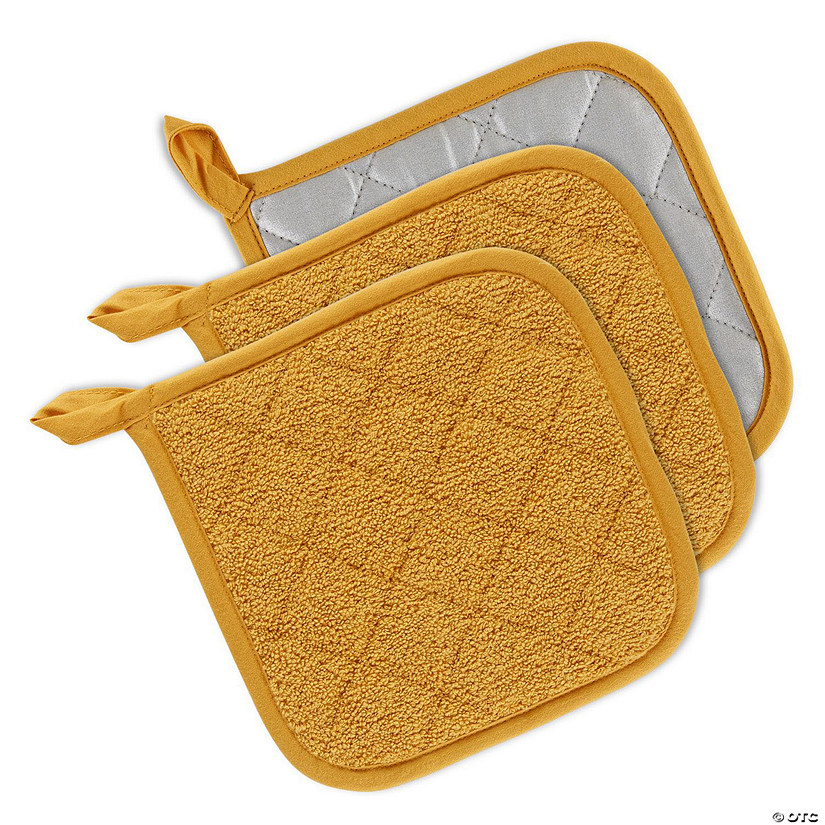 Honey Gold Terry Potholder (Set 3) Image