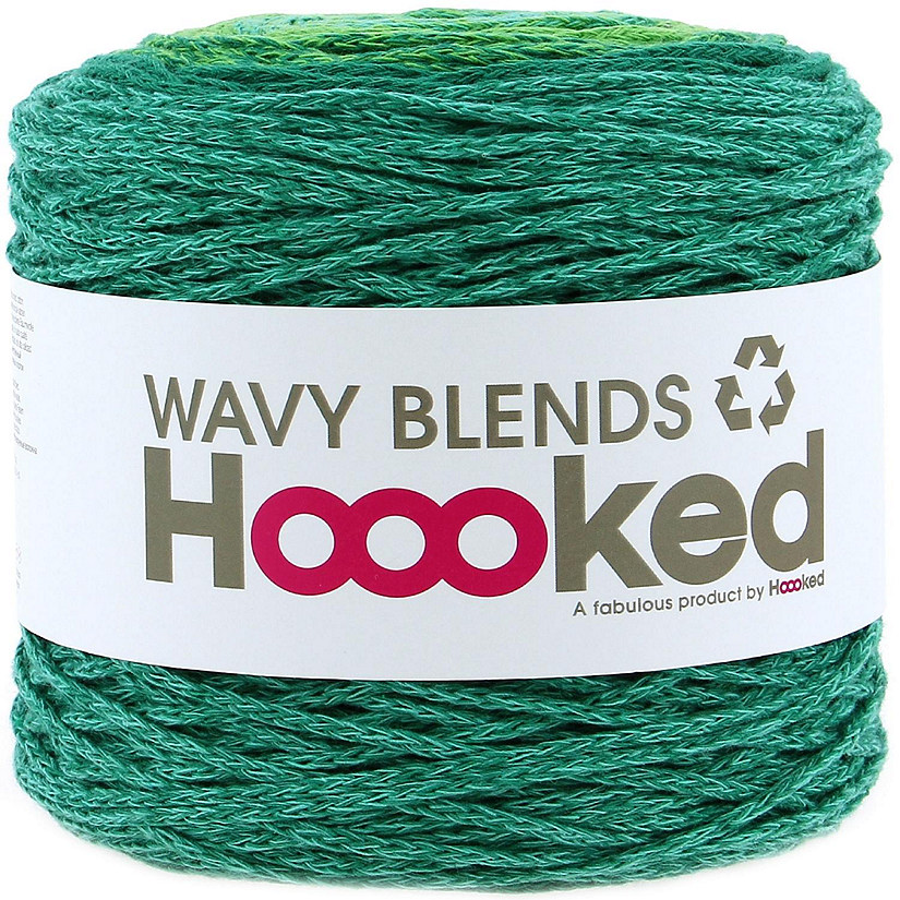 Hoooked Wavy Blends Yarn-Lush Mint Image
