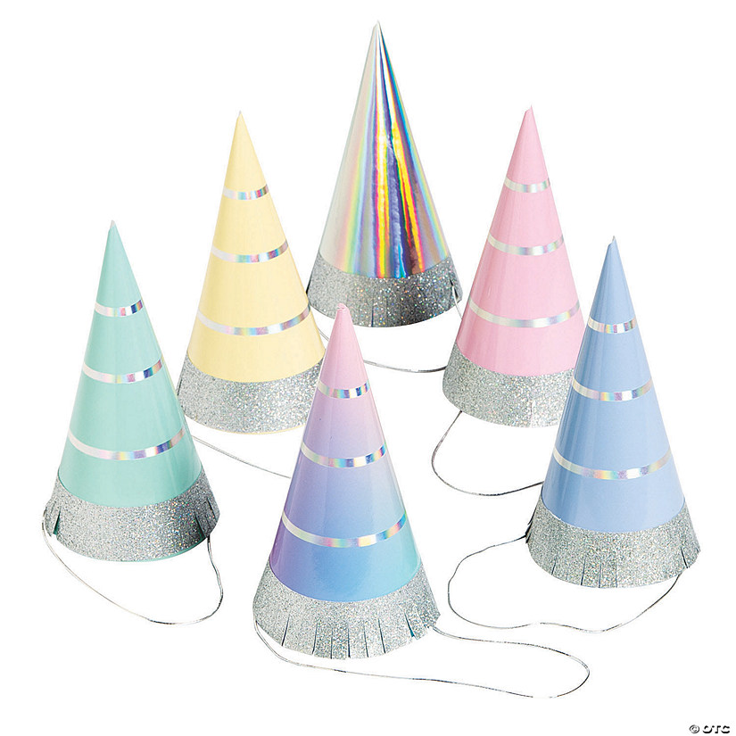 Hooray It&#8217;s Your Birthday Party Cone Hats - 6 Pc. Image