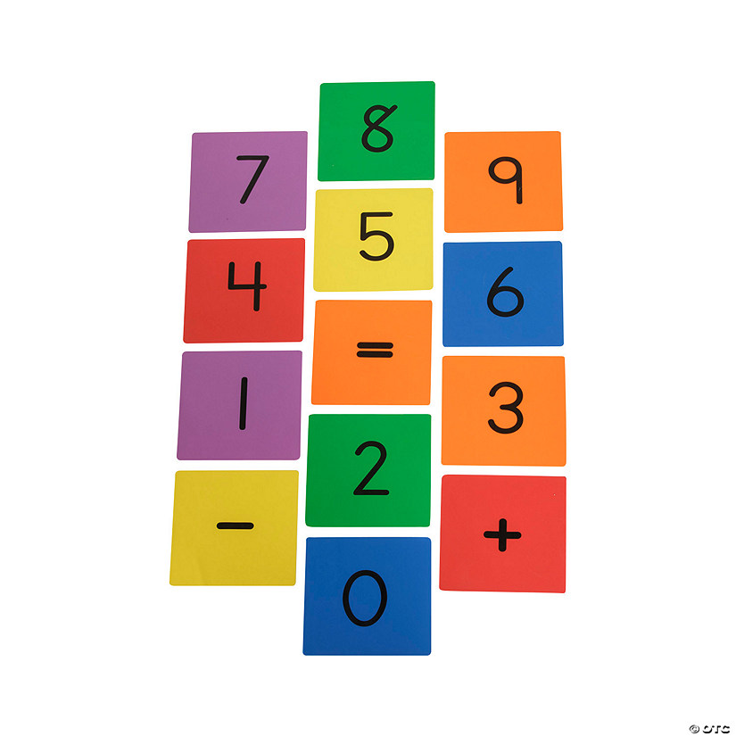 Hopscotch Math Game Squares - 30 Pc. Image
