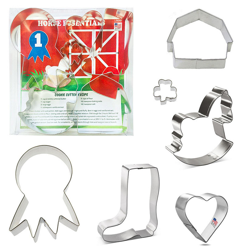 Horse Essentials Cookie Cutter Set 6 Pc L9048 Image