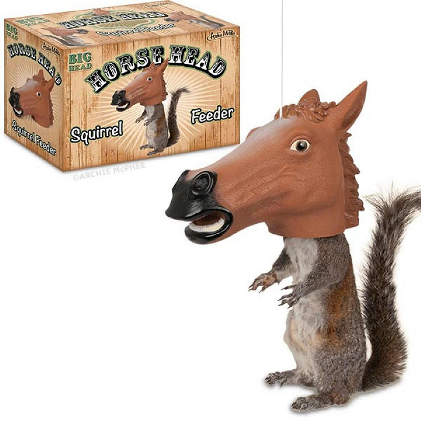 Horse Head Squirrel Feeder Image