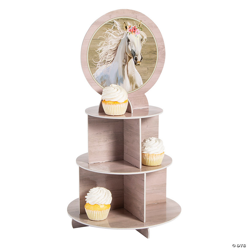 Horse Party Cupcake Stand Image