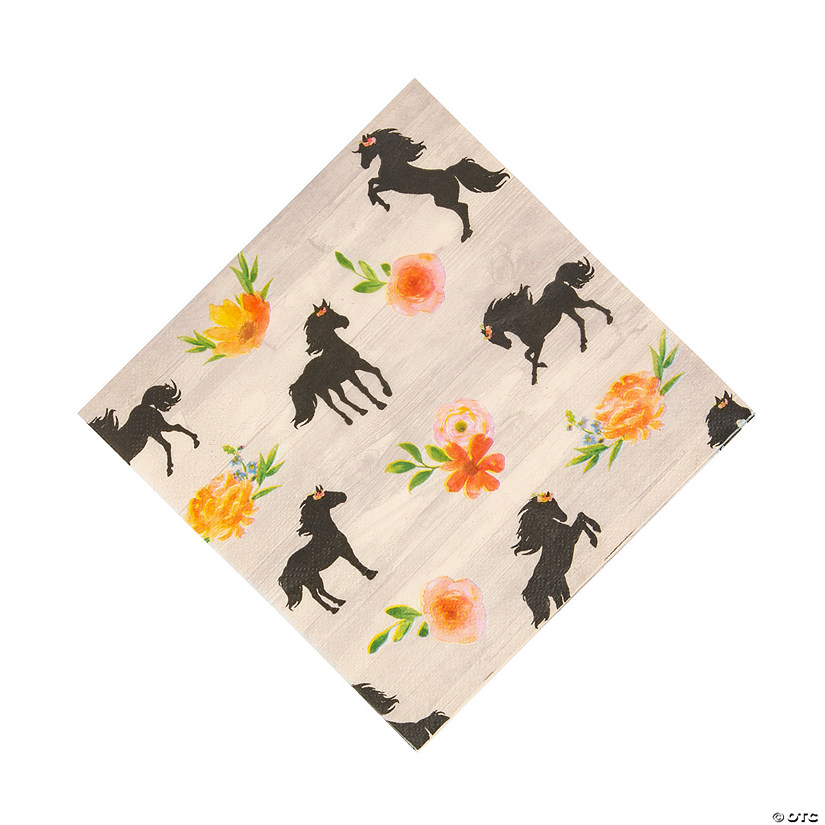 Horse Party Luncheon Napkins - 16 Pc. Image