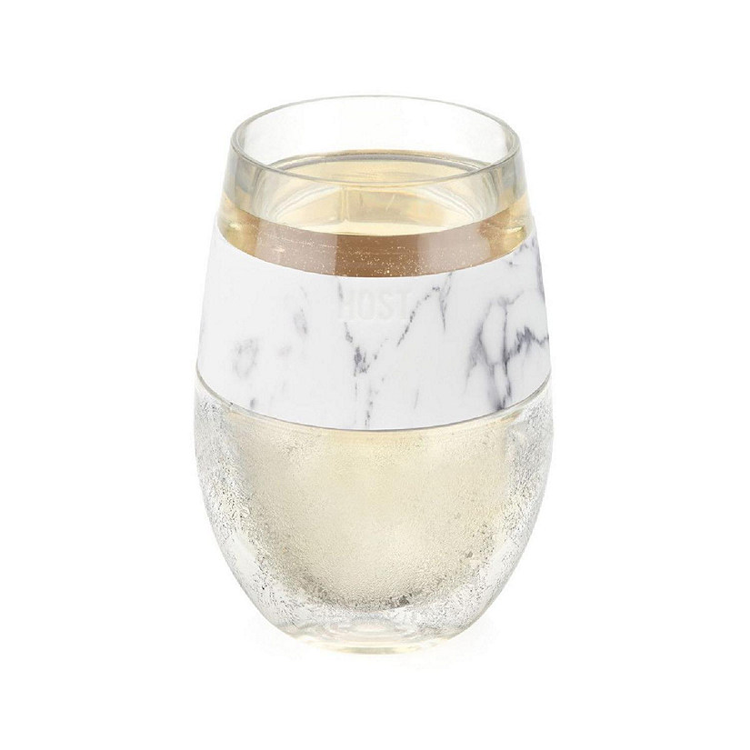 HOST Wine FREEZE Cooling Cup in Marble Single Image