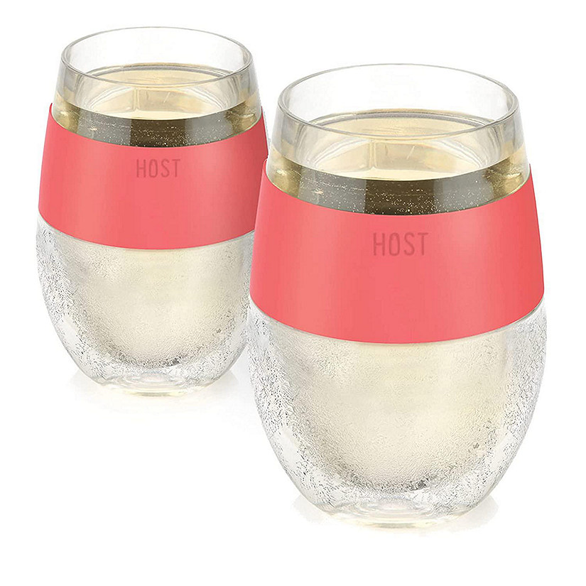 HOST Wine FREEZE Cup in Red Glitter Single Image
