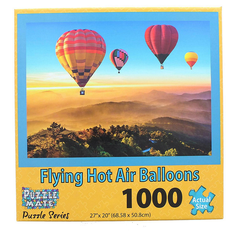 Hot Air Balloons 1000 Piece Jigsaw Puzzle Image