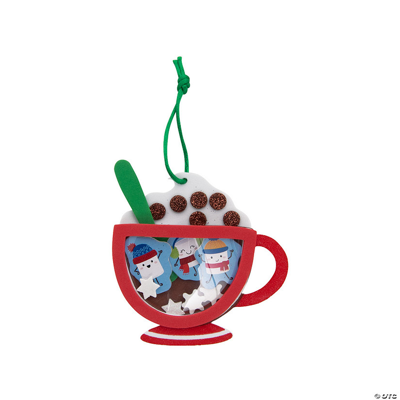 Hot Cocoa Cup Ornament Craft Kit - Makes 12 Image