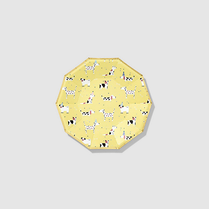 Hot Diggity Dog Small Plates -10/Pack - 10 Pieces Image
