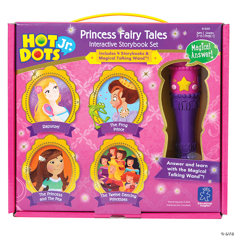 Hot Dots&#174; Jr. Princess Fairy Tales Interactive Storybook Set Image