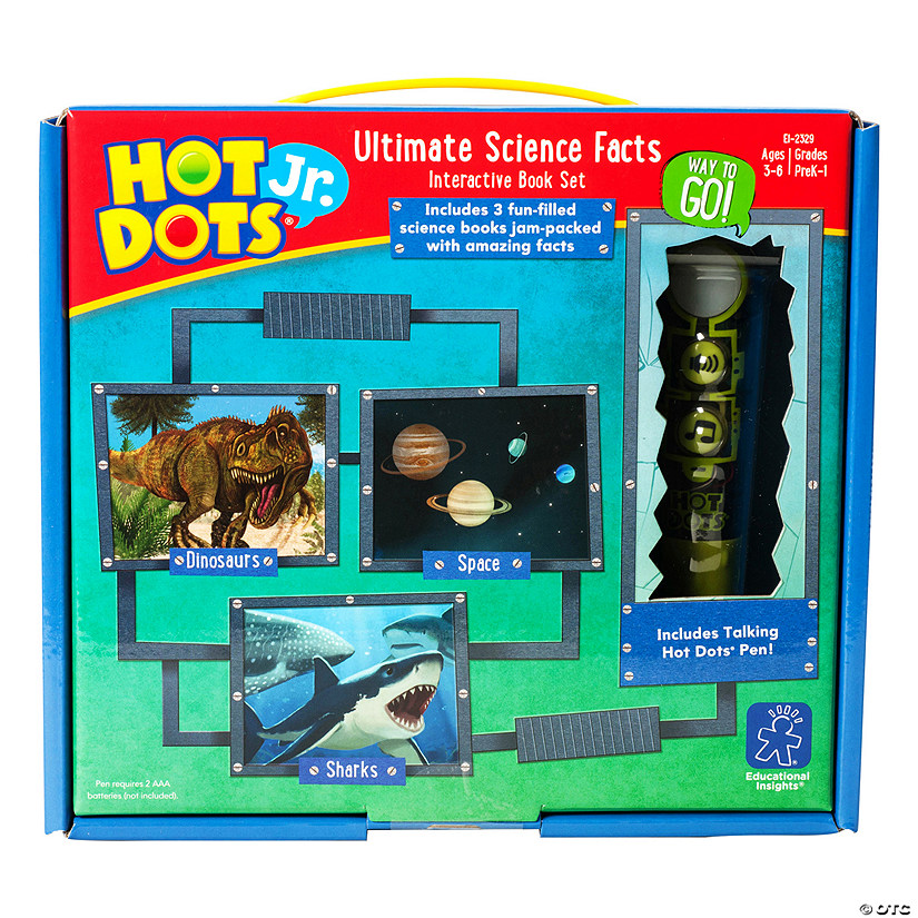Hot Dots&#174; Jr. Ultimate Science Facts Interactive Book Set With Pen Image