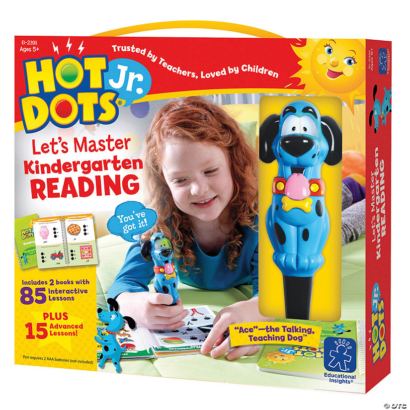 Hot Dots&#174; Jr Let's Master Kindergarten Reading Image