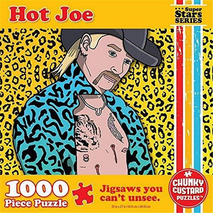 Hot Joe Tiger King Jigsaw Puzzle 1000ct Piece Premium Quality Pop Culture Chunky Custard Puzzles Image