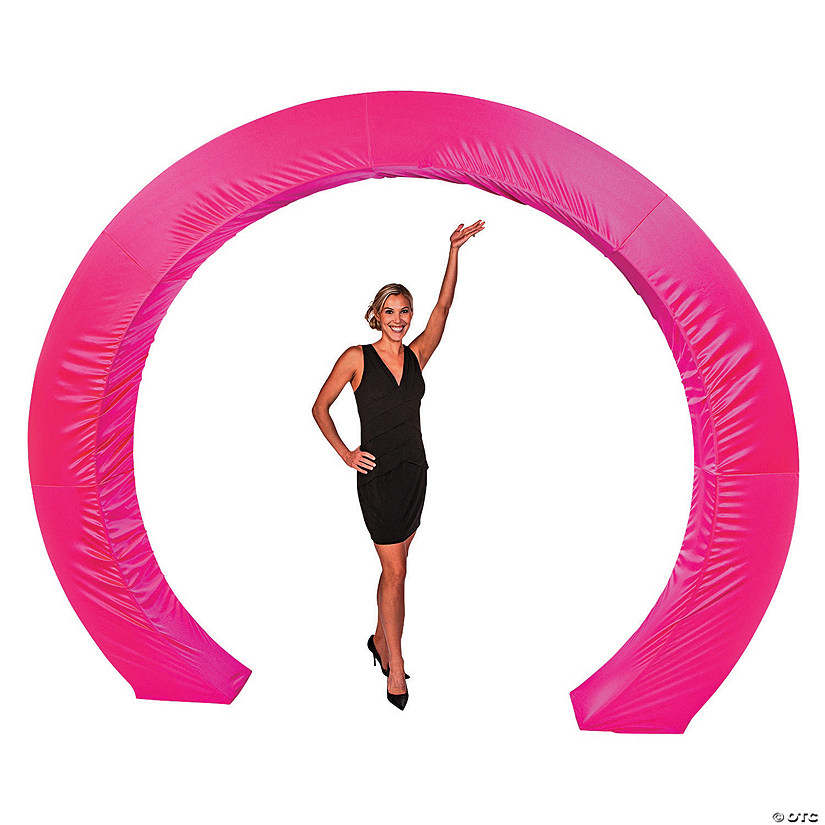 Hot Pink Circle Arch Slip Image