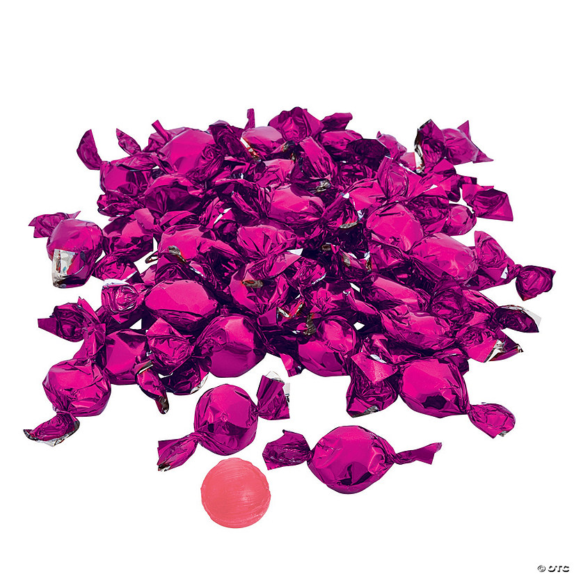 Hot Pink FoilWrapped Hard Candy Discontinued