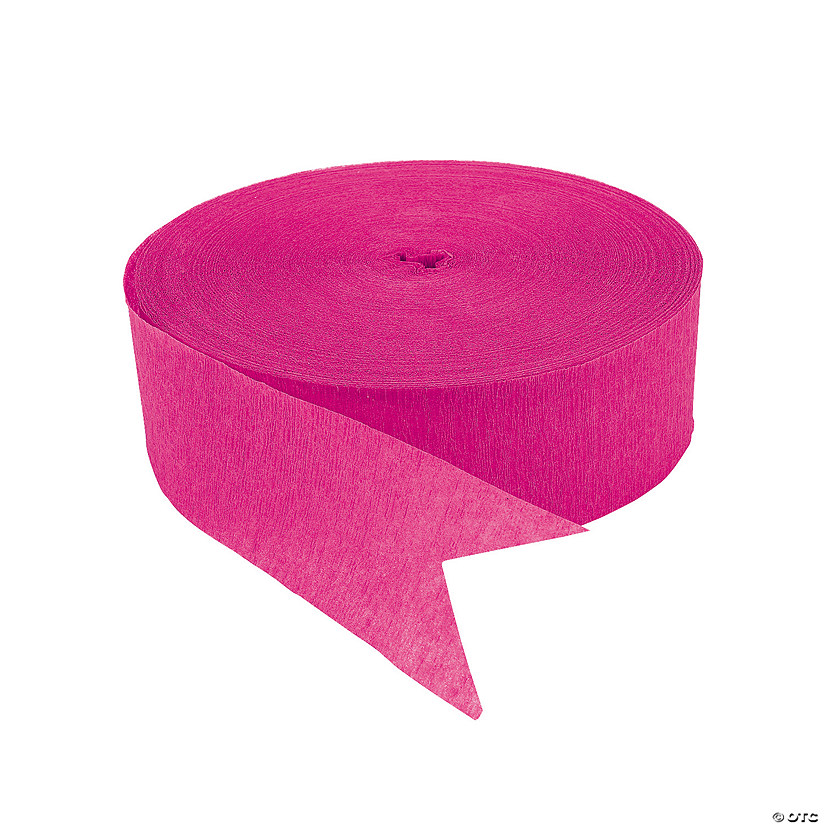 Hot Pink Jumbo Paper Streamer Image