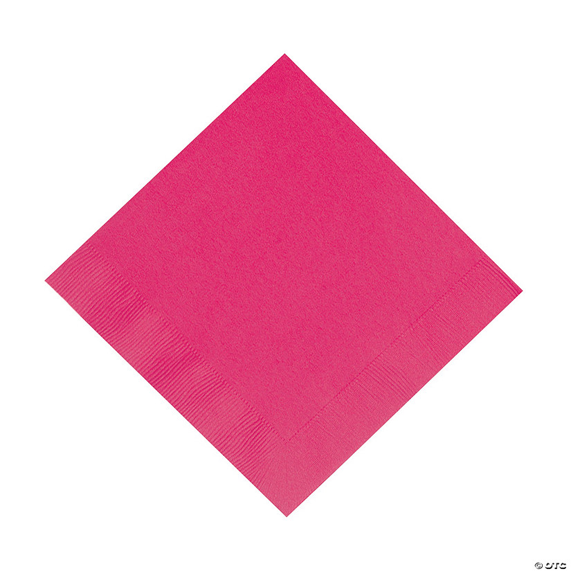 Hot Pink Luncheon Napkins - 50 Pc. Image
