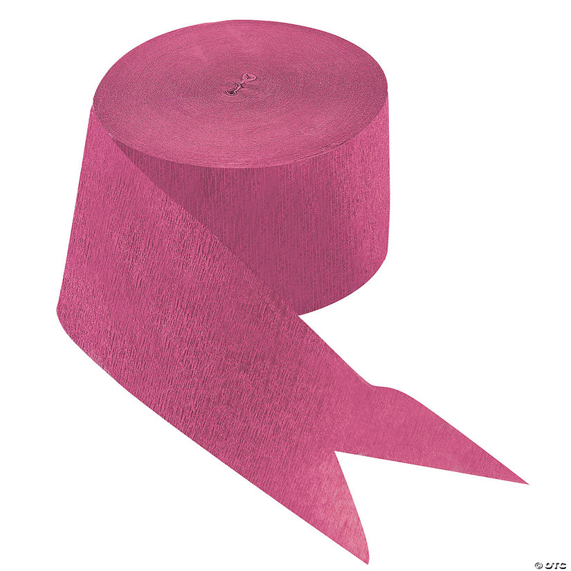 Hot Pink Paper Streamer Image