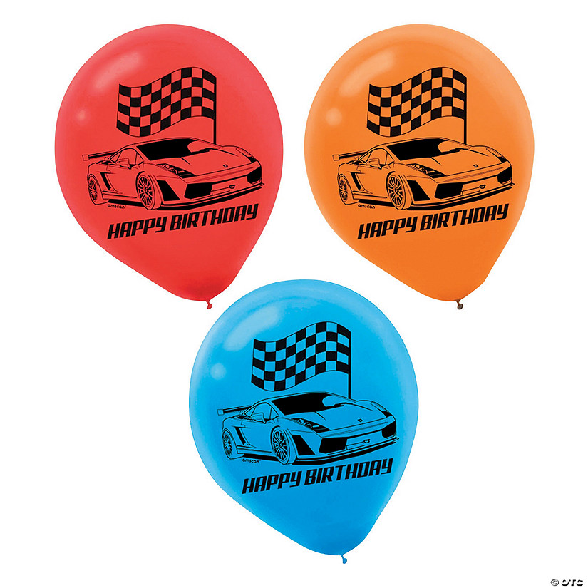 Hot Wheels&#174; 12" Latex Balloons - 6 Pc. Image