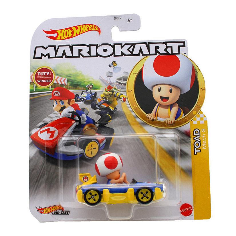 Hot Wheels Mario Kart Toad, Standard Kart Image