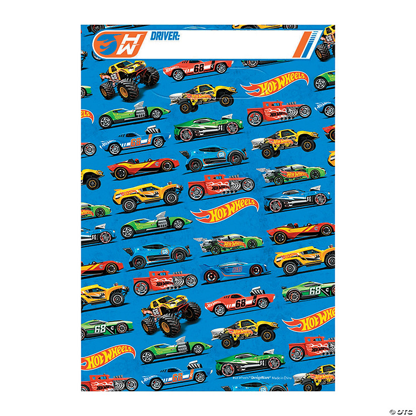 Hot Wheels<sup>&#174;</sup> Folded Goody Bags - 8 Pc. Image