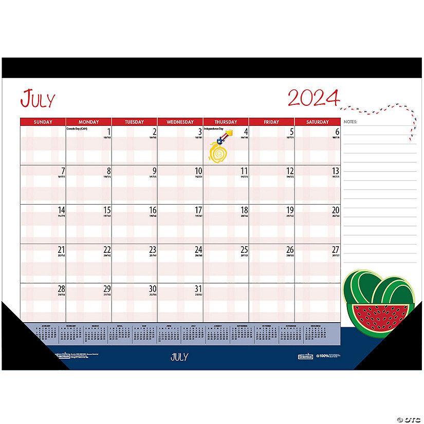 House of Doolittle Seasonal Academic Deskpad Calendar Image
