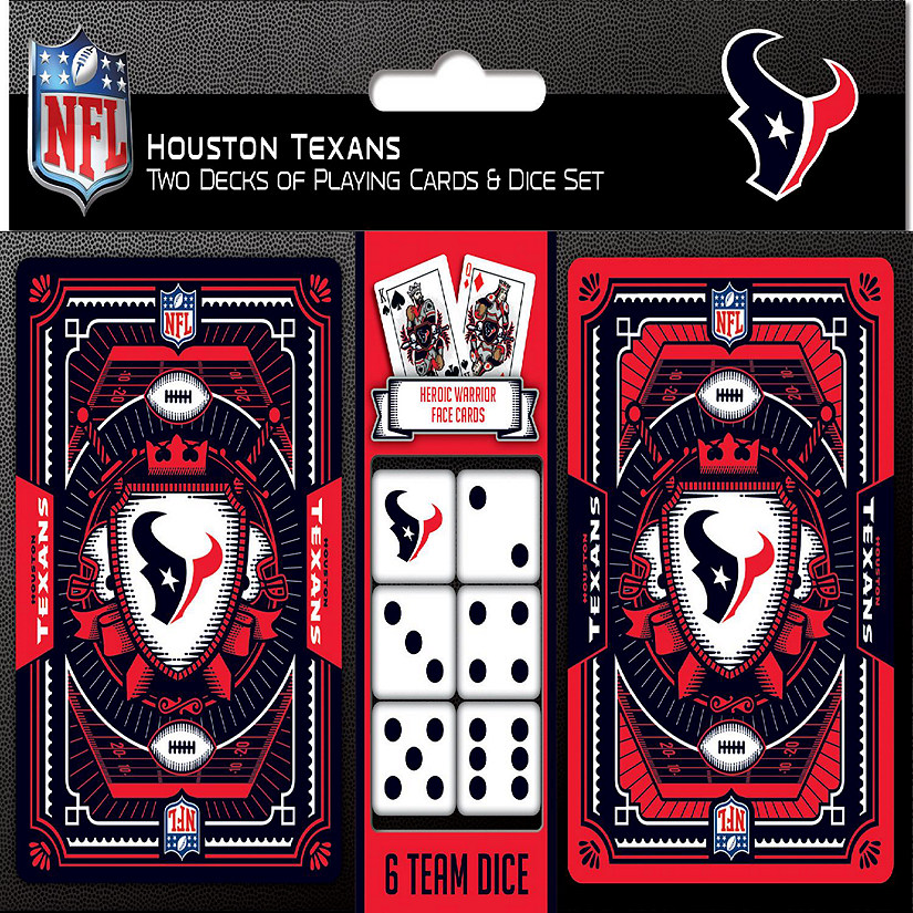 Houston Texans - 2-Pack Playing Cards &amp; Dice Set Image