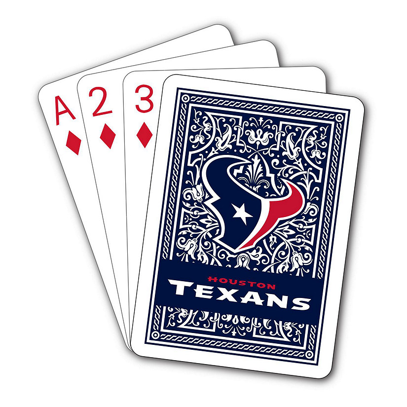 Houston Texans NFL Team Playing Cards Oriental Trading