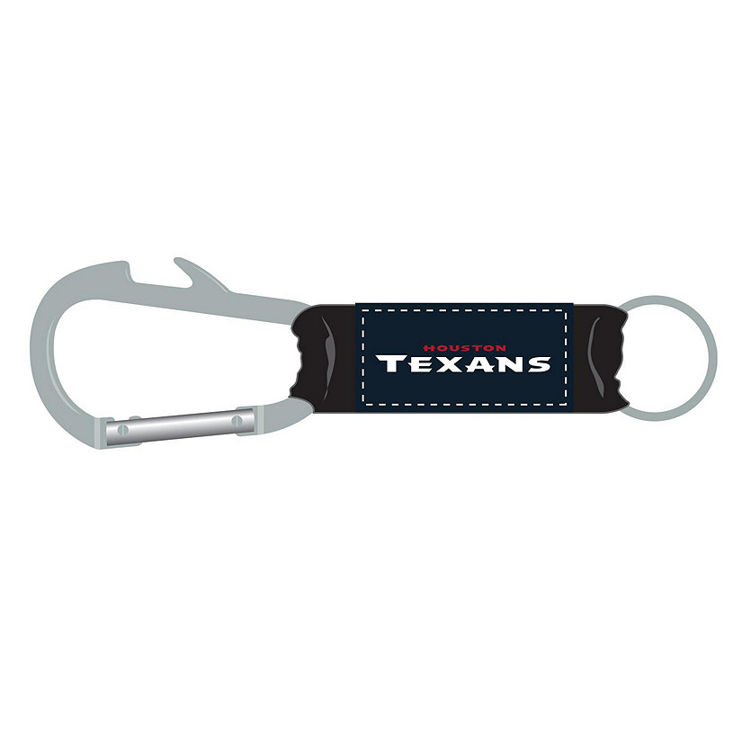 Houston Texans RPET Material Carabiner Key Tag Image